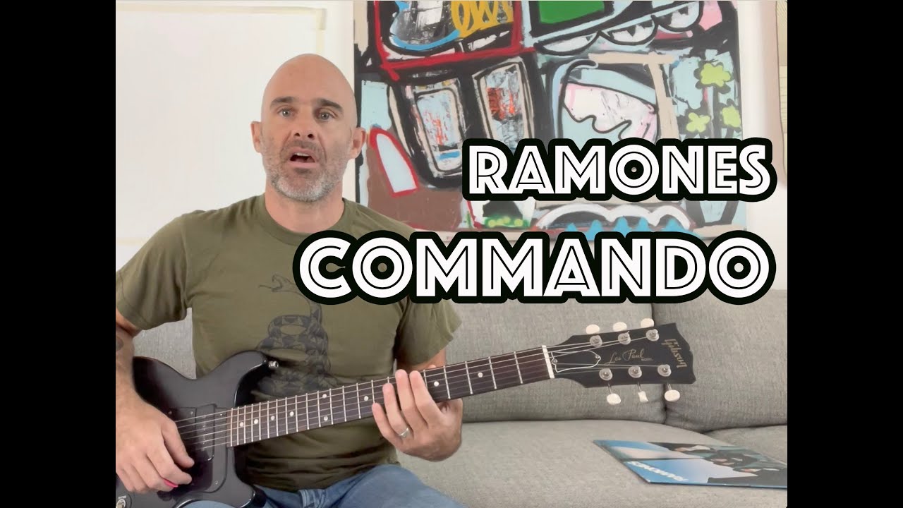 Commando The Ramones Guitar Lesson + Tutorial