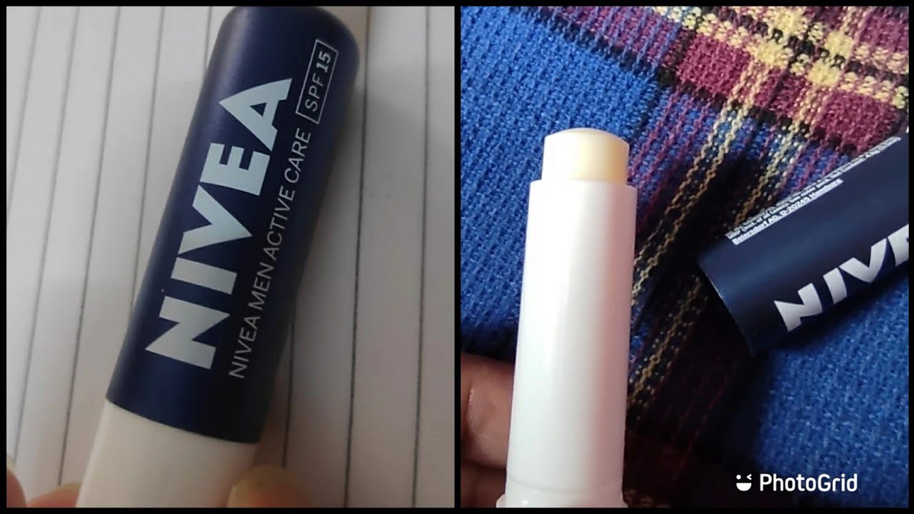 NIVEA MEN ACTIVE CARE LIP BALM ORIGINAL REVIEW IN TAMIL