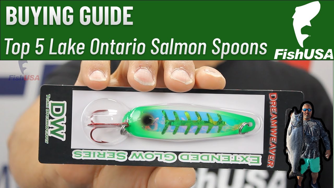 TOP 5 Spoons For Lake Ontario Salmon Fishing - Captain Richard Hajecki of Crazy Yankee Sportfishing