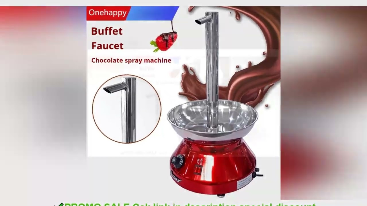 Commercial Chocolate Fountain - Faucet Style Machine for Buffets, Parties, and Events