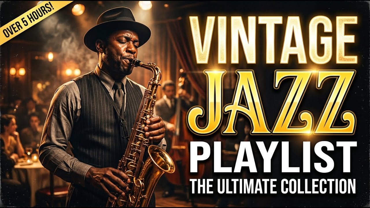 Vintage Jazz 1940년대 🕰️ 오래된 기억을 깨우는 재즈 playlist cafe