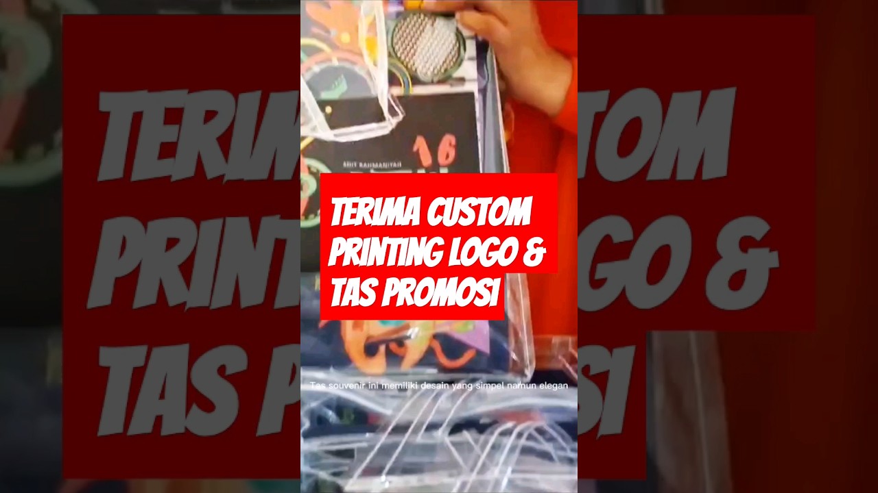 custom logo printing #taspromosi #goodiebagpromosi #tasmikatransparant #taspolos @serbaorganizer