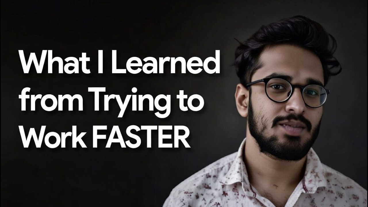 Don't Let This Mistake SLOW You Down