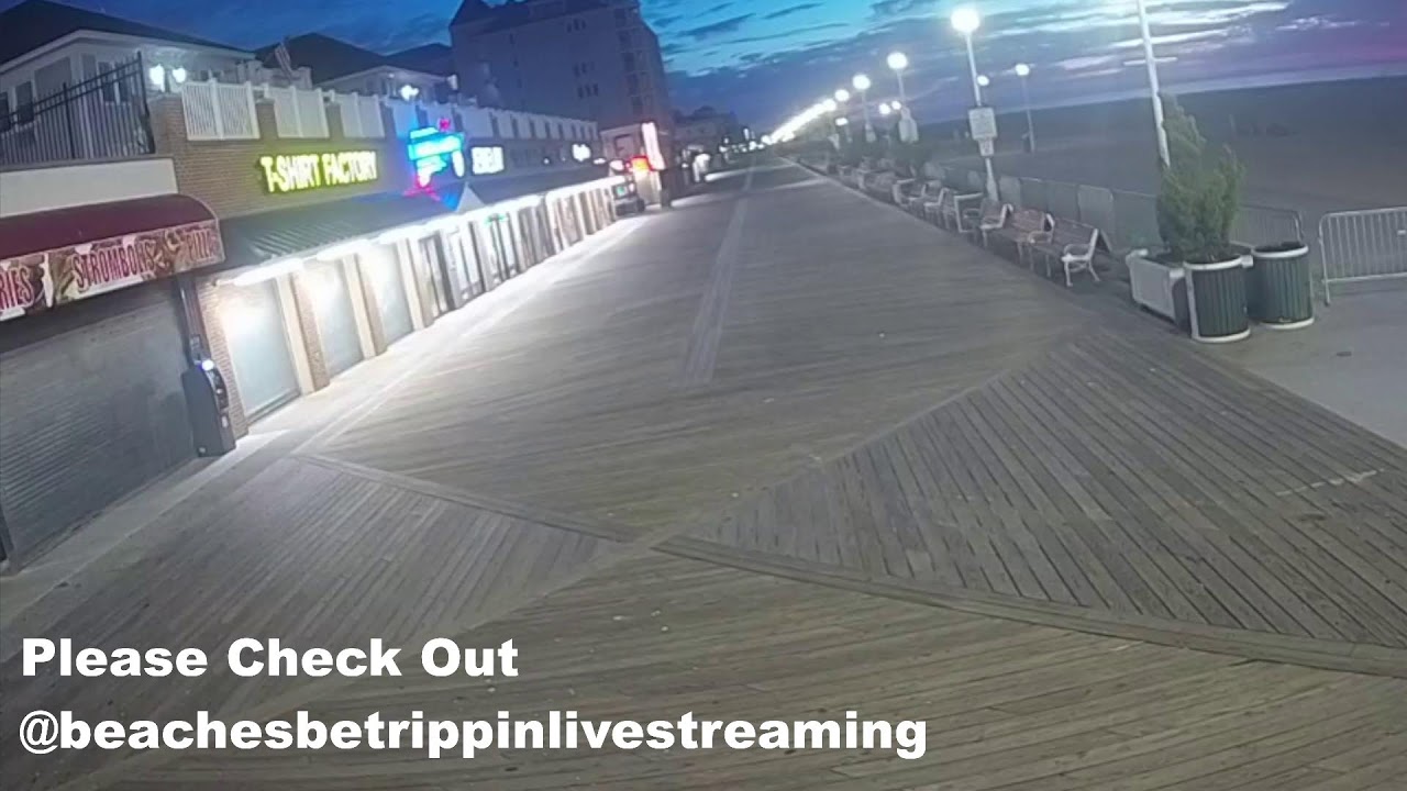 Ocean City, MD Boardwalk Cam ~ Maryland beach live webcam ~ ocean city boardwalk live cam