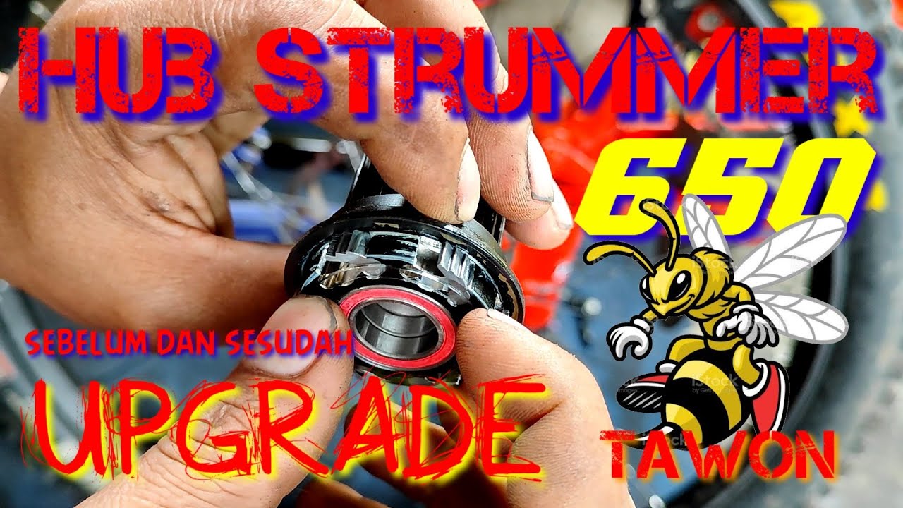cara upgrade suara tawon hub strummer 650 jadi lebih deras #sepeda #sepedagunung #mountainbike