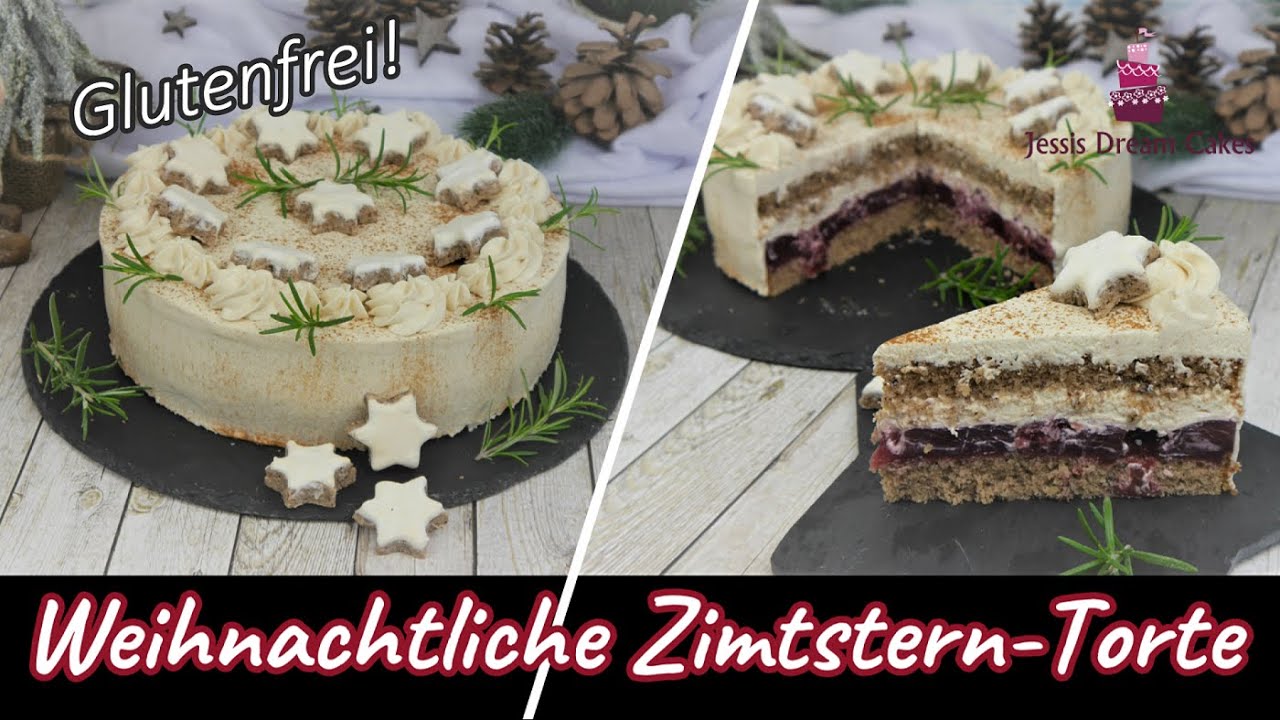 Weihnachtliche Zimtstern Torte🎄 / Glutenfreie Weihnachtstorte / So Saftig & LECKER!