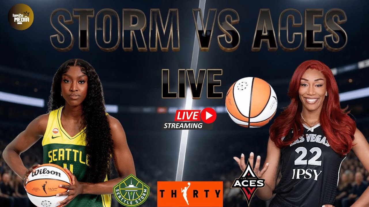 (LIVE GAME) Aja Wilson Battles Flaujae Johnson | Seattle Storm vs Las Vegas Aces WNBA Live Stream