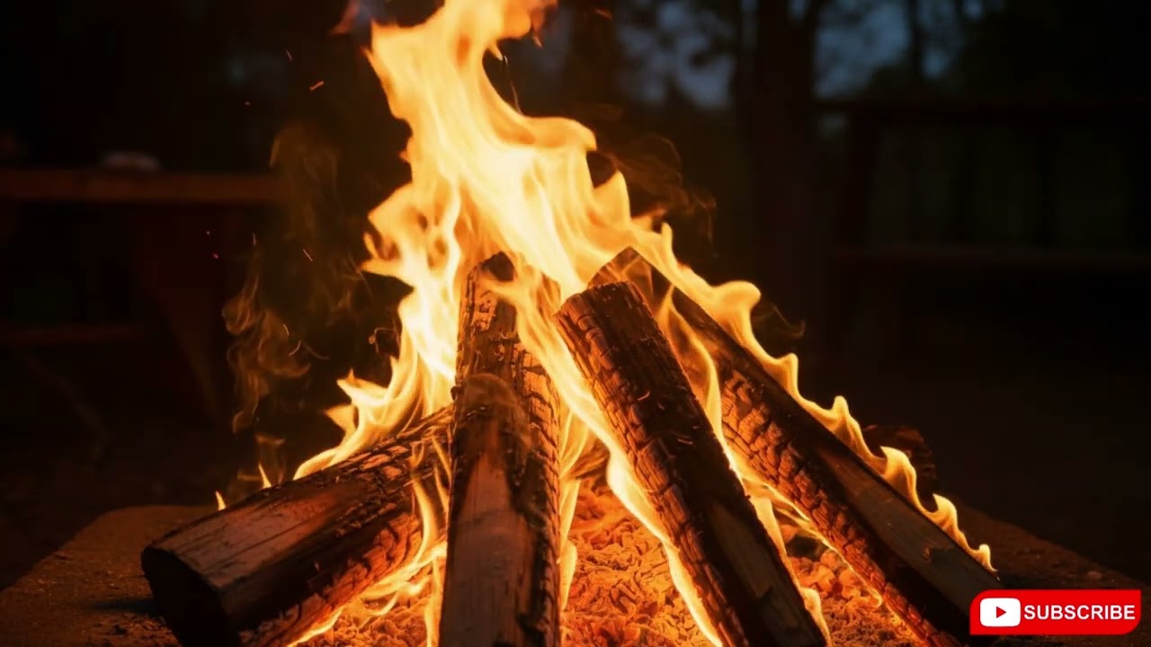 Seamless Campfire Loop in 4K