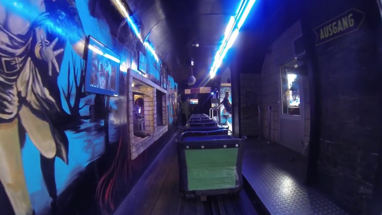 Ghost Train Darkride Geisterschloss (Kolnhofer) Prater Wien Vienna 2017 POV Onride