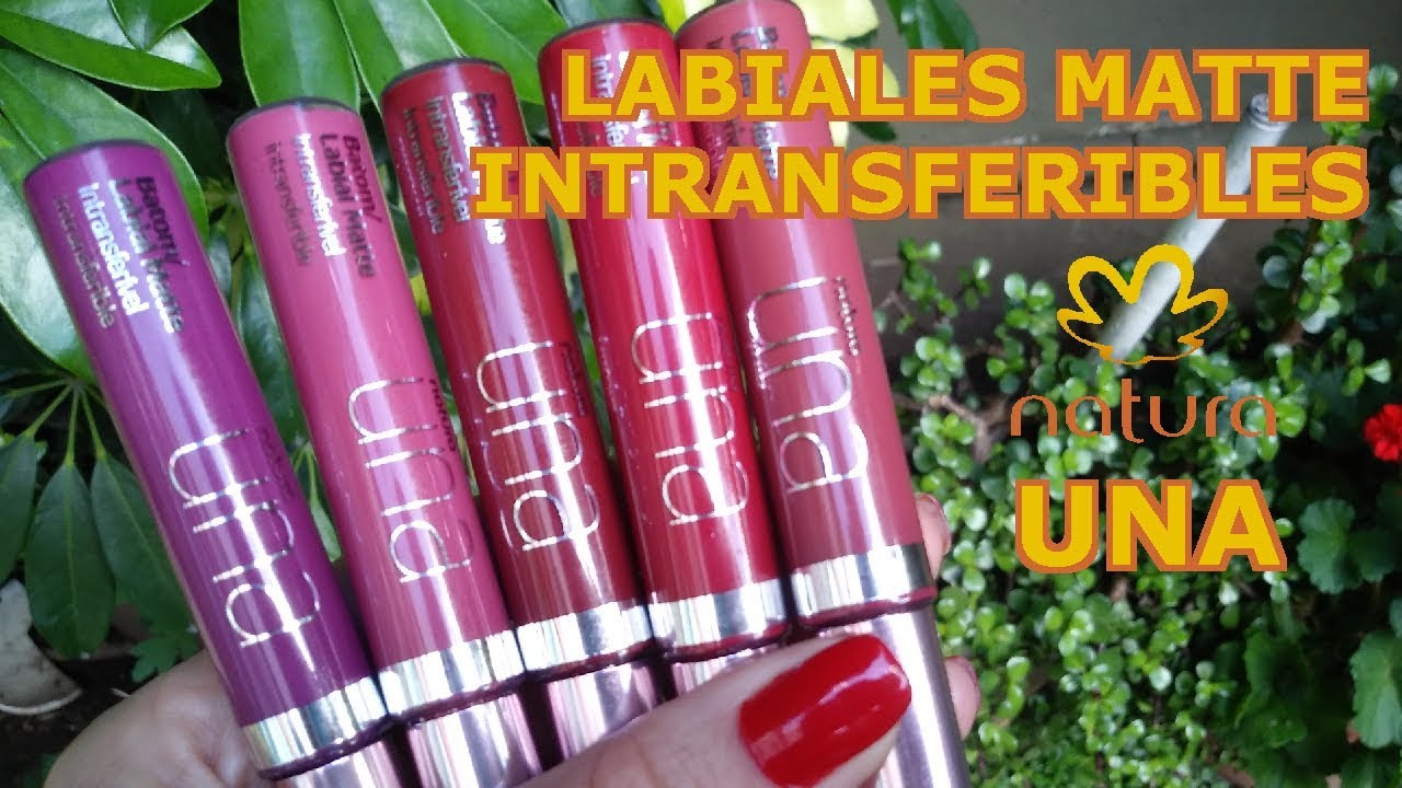 Labiales Matte Intransferibles - Natura UNA - Reseña
