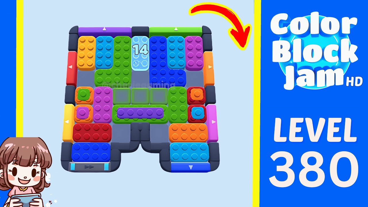 Color Block Jam Level 380 Solution Walkthrough
