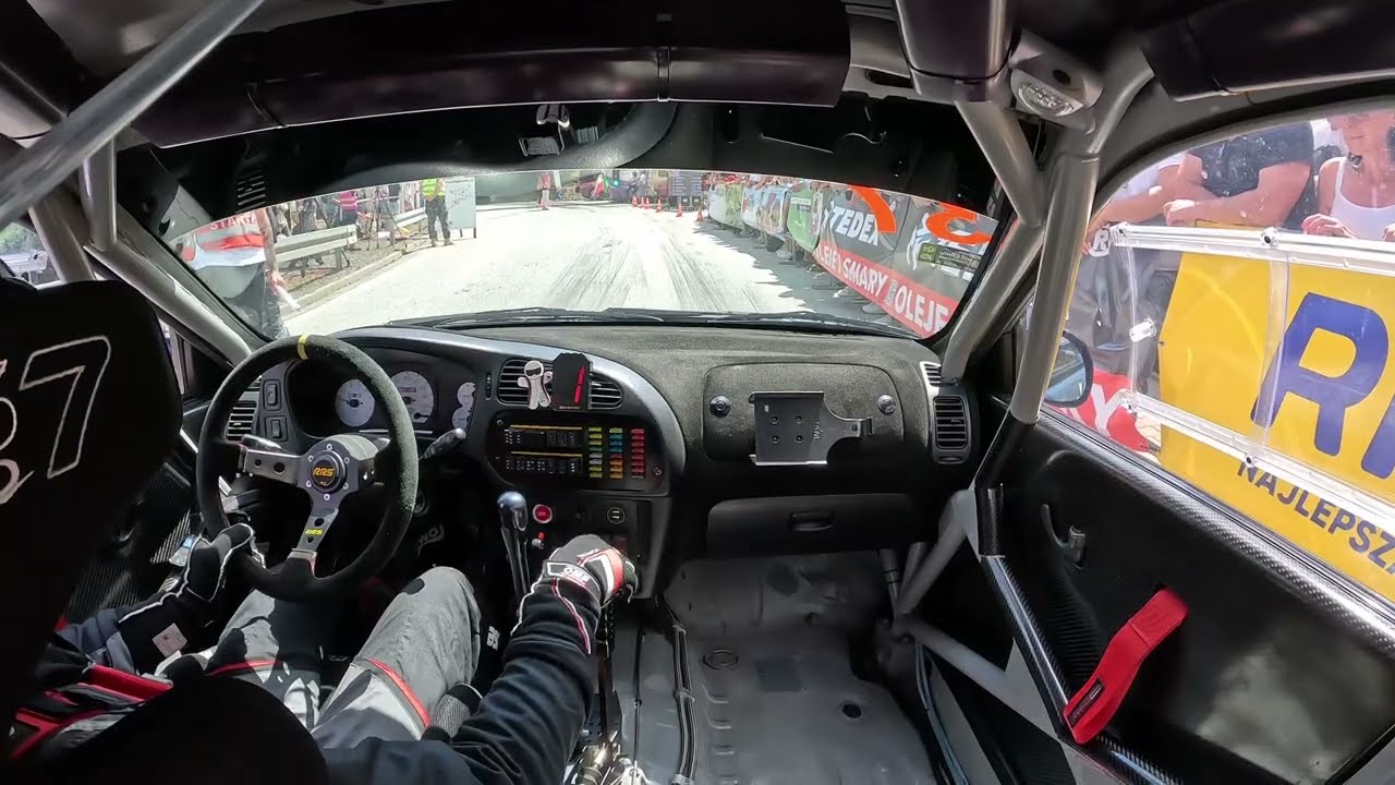 16 Wyścig Górski Limanowa 2025 - Krzysztof Chorąży | Mitsubishi EVO 4 | Onboard kiss the wall 
