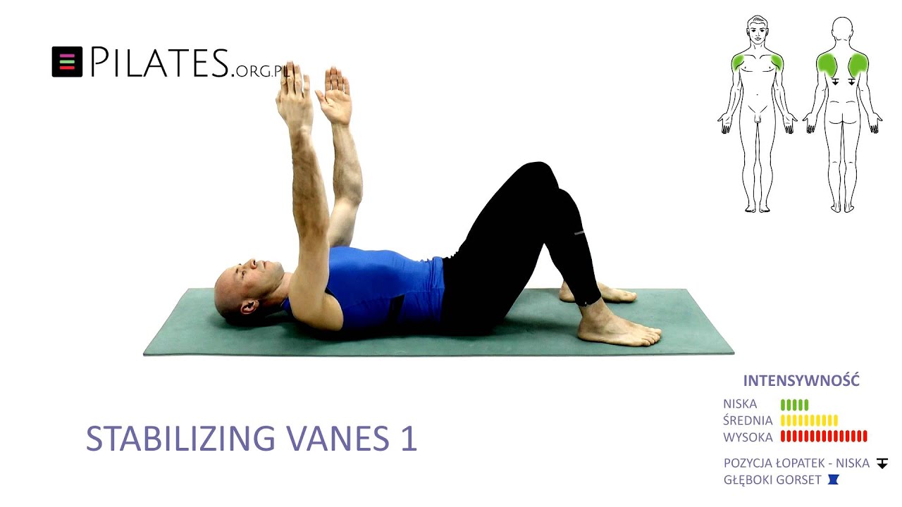 Pilates po Polsku - Stabilizacja łopatek - Ćwiczenie Pilates - rozgrzewka