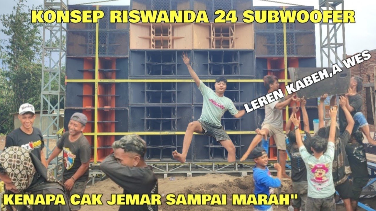 Riswanda ready cek sound 24 subwoofer di legok Sumbersuko Tajinan malang 🔥