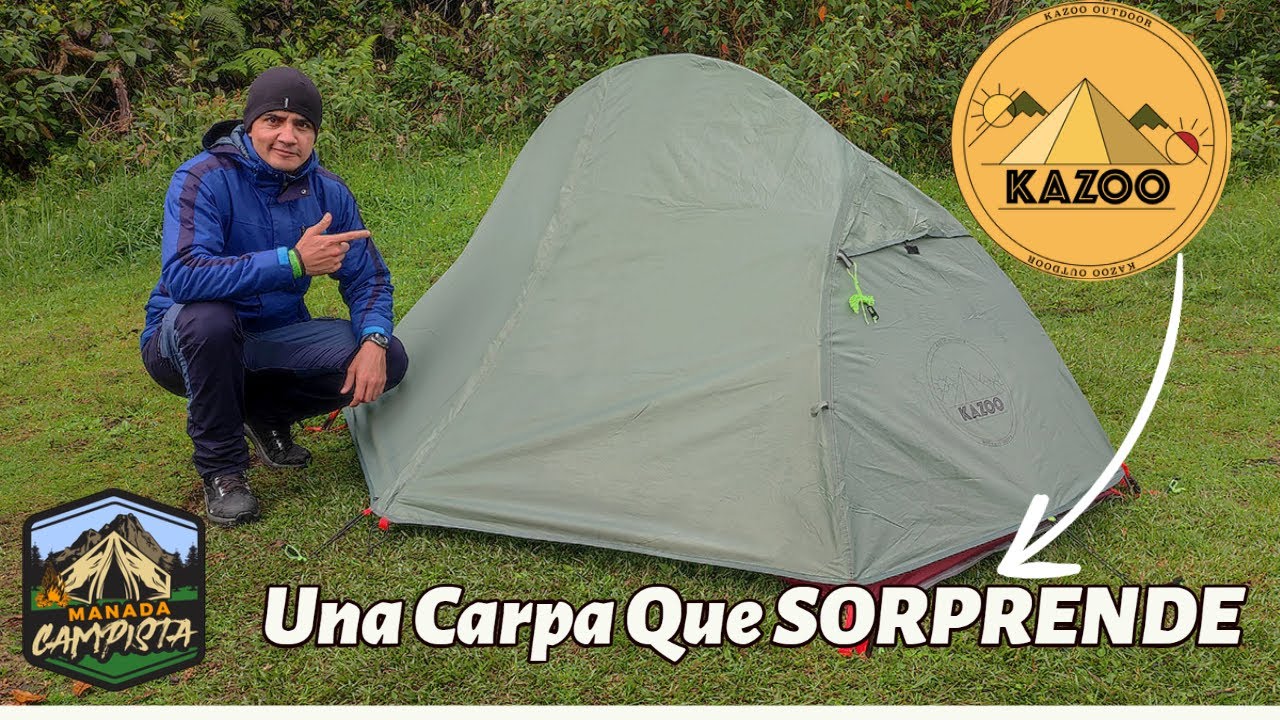 🏕️Tienda KAZOO 1P🏕️ - ¿Mejor que NATUREHIKE?