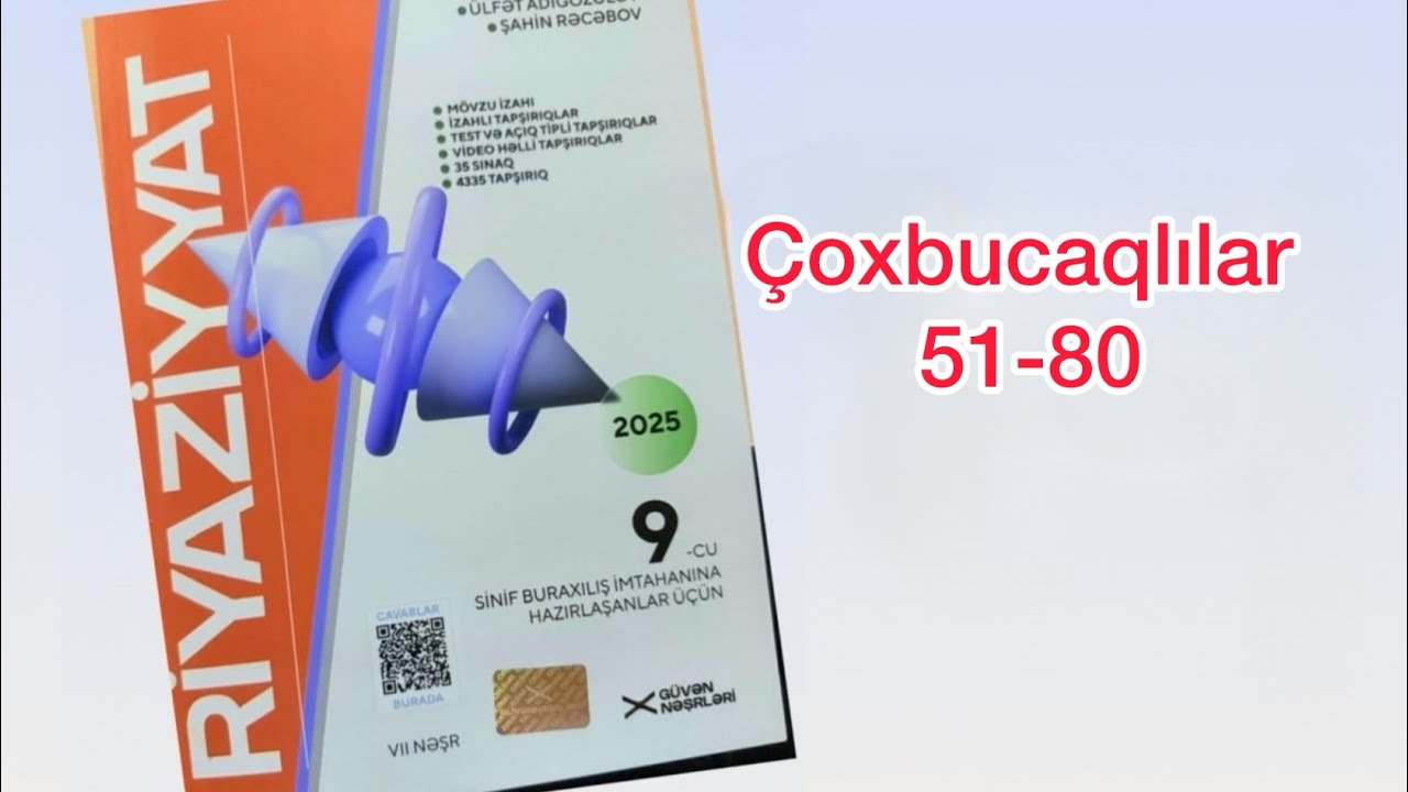 Güvən 9-cu sinif riyaziyyat 2025-2026✅ Çoxbucaqlılar 