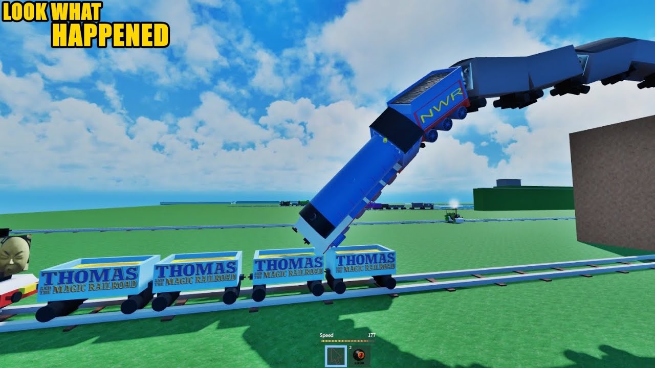Thomas Was Going Too Fast and Flew Into the Air – Magic Railroad Crash Gone Wrong! 5