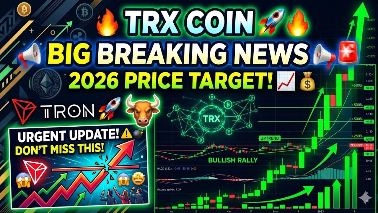 TRX (TRON) NEW UPDATE April 2026🔥| TRX COIN PRICE PREDICTION 2026  | TRON COIN NEW UPDATE