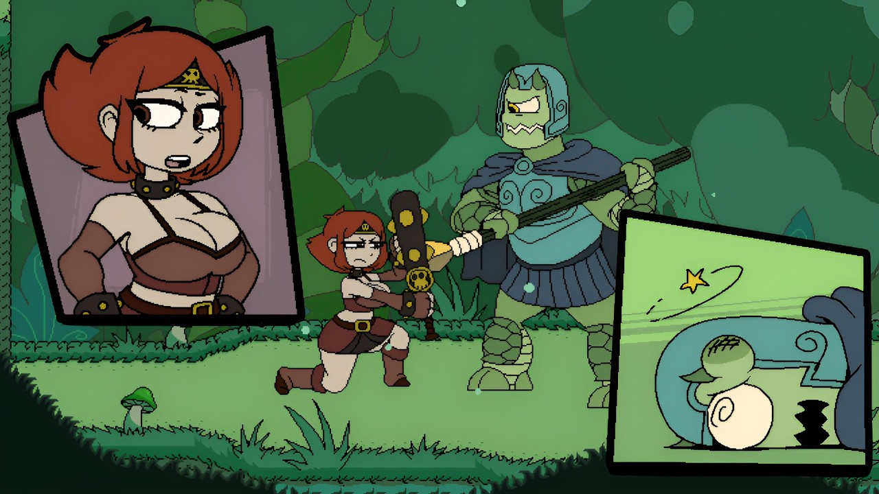 The stunning crimson-haired girl | Bellagarth’s Quest
