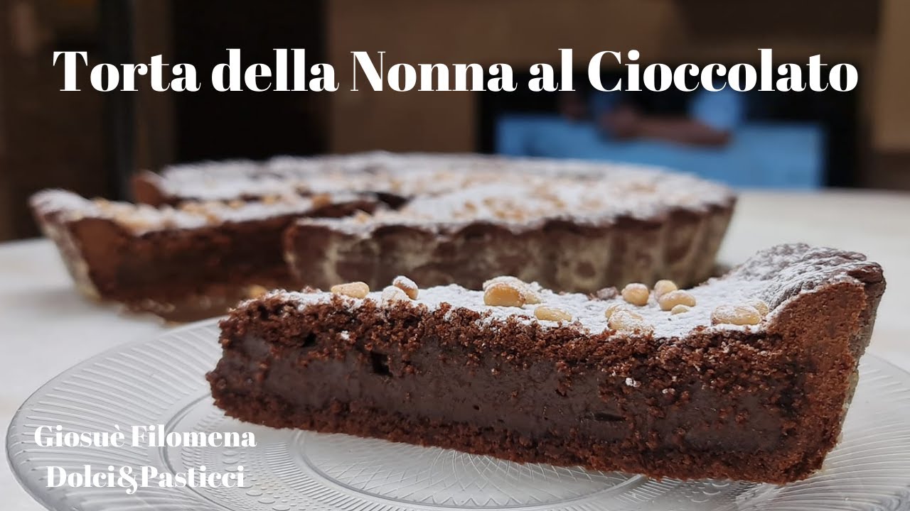 Torta della Nonna al Cioccolato