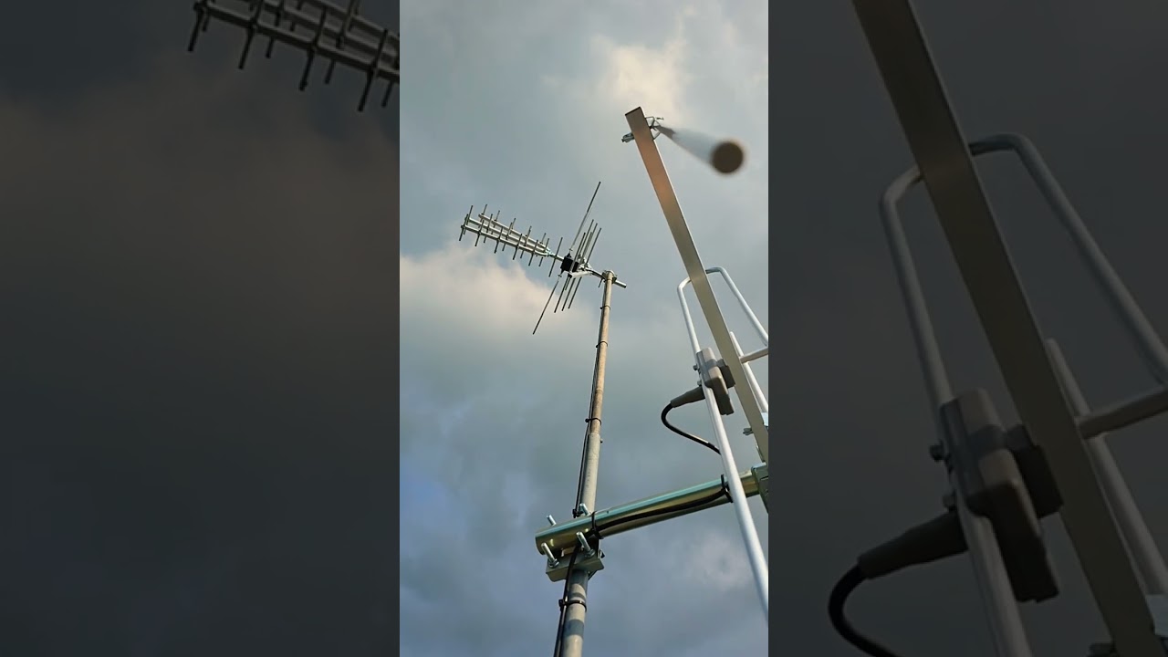 Anteny kt&oacute;re montowałem u klienta VHF i UHF