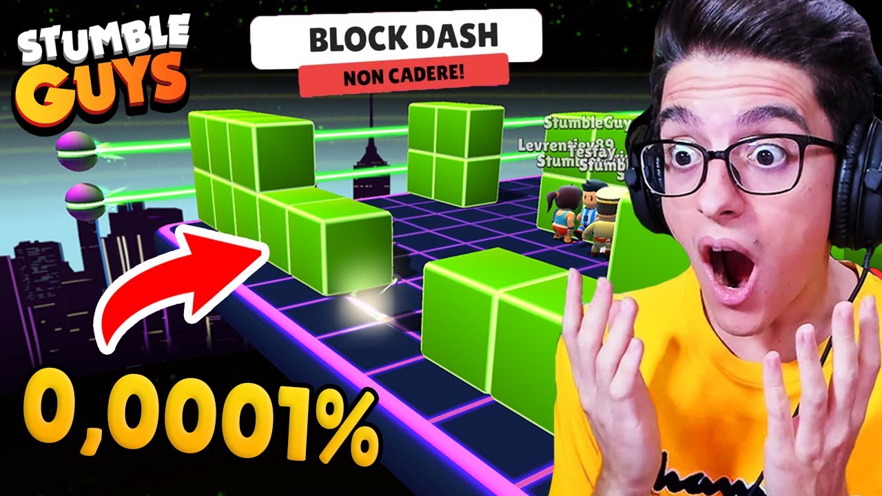 SE ESCE BLOCK DASH il VIDEO FINISCE su STUMBLE GUYS!!