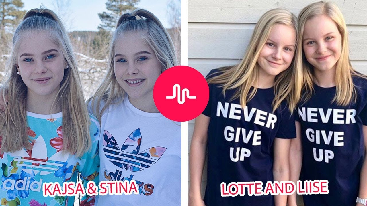 NEW Kajsa And Stina Vs Lotte and liise ( Cutest Musically Videos Collection ) Musical.ly Compilation