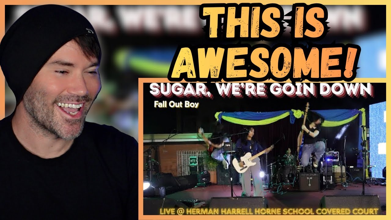 Missioned Souls LIVE | SUGAR, WE'RE GOIN DOWN (Fall Out Boy) | Реакция вокалиста метал-группы