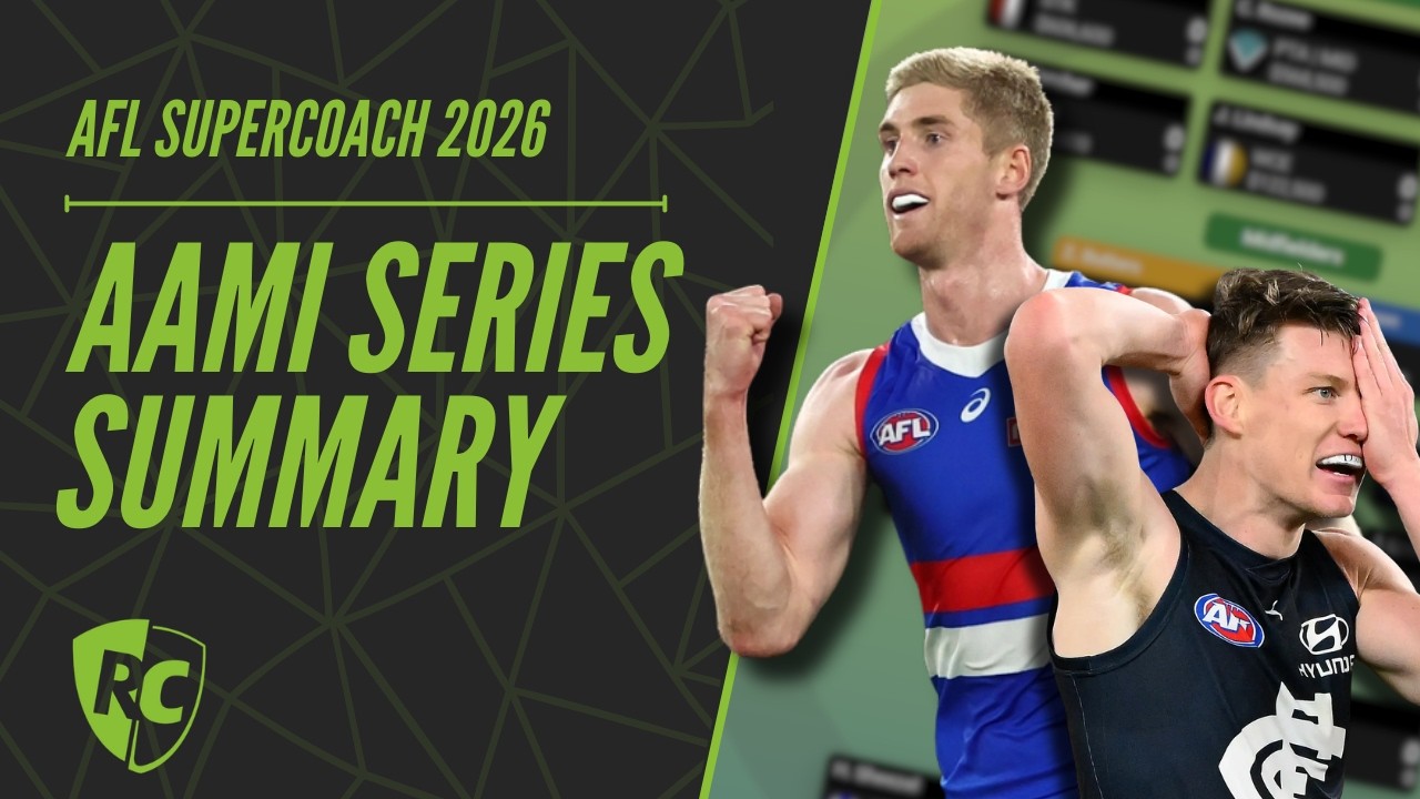 Размышления о серии матчей AAMI | Предсезонная подготовка | AFL SuperCoach 2026