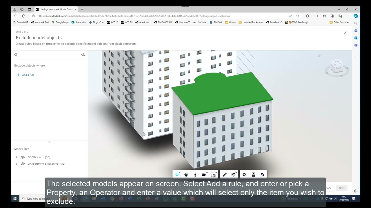 BIM Collaborate Object Exclusions