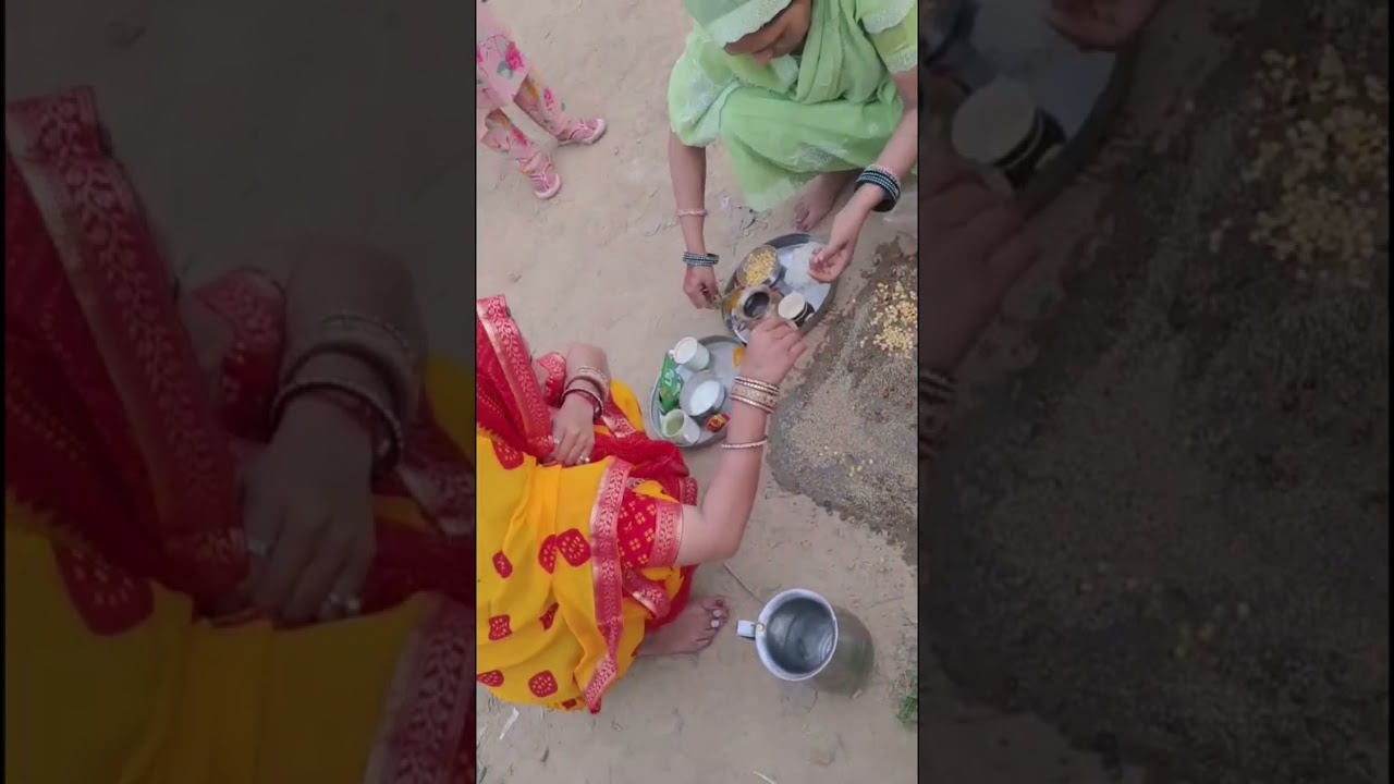 #शीतला अष्टमी माता पूजन #videos # रंग बिरंगे रंगो के साथ मनाई # जय शीतला माता की 🙏❤👍👍