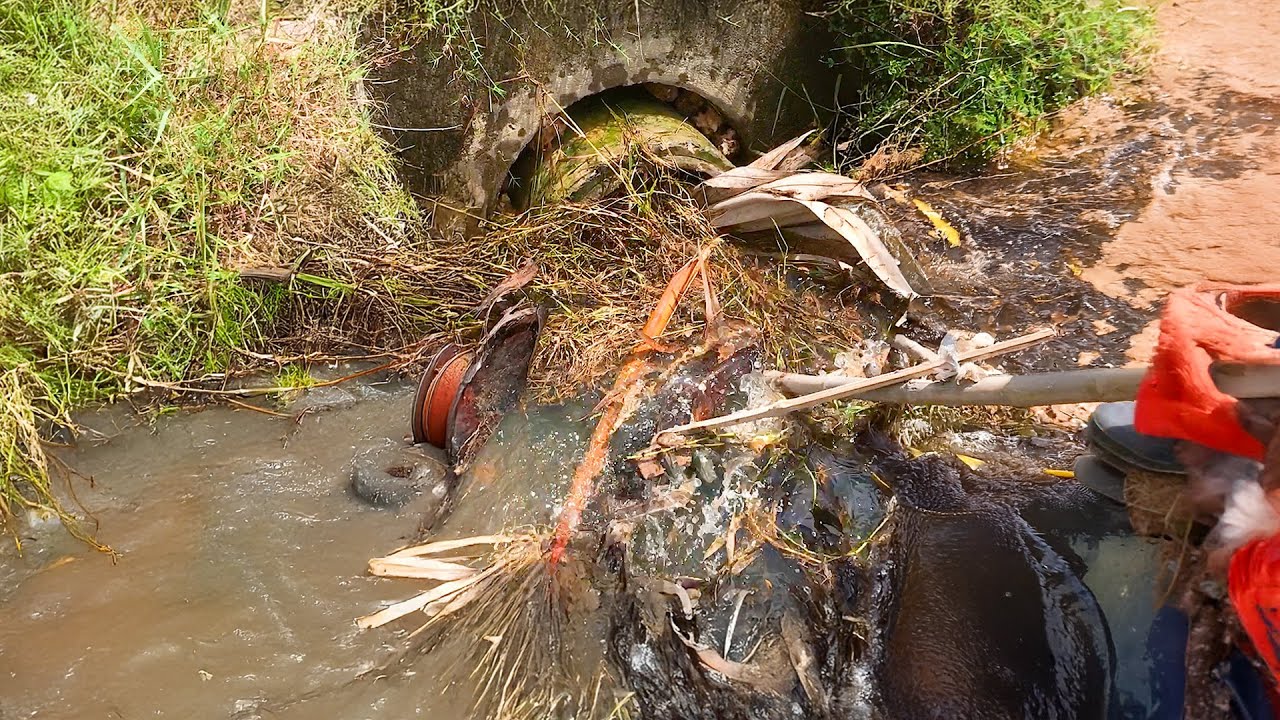 Extreme Flood Drain Cleaning  Culvert Unclogged Fast