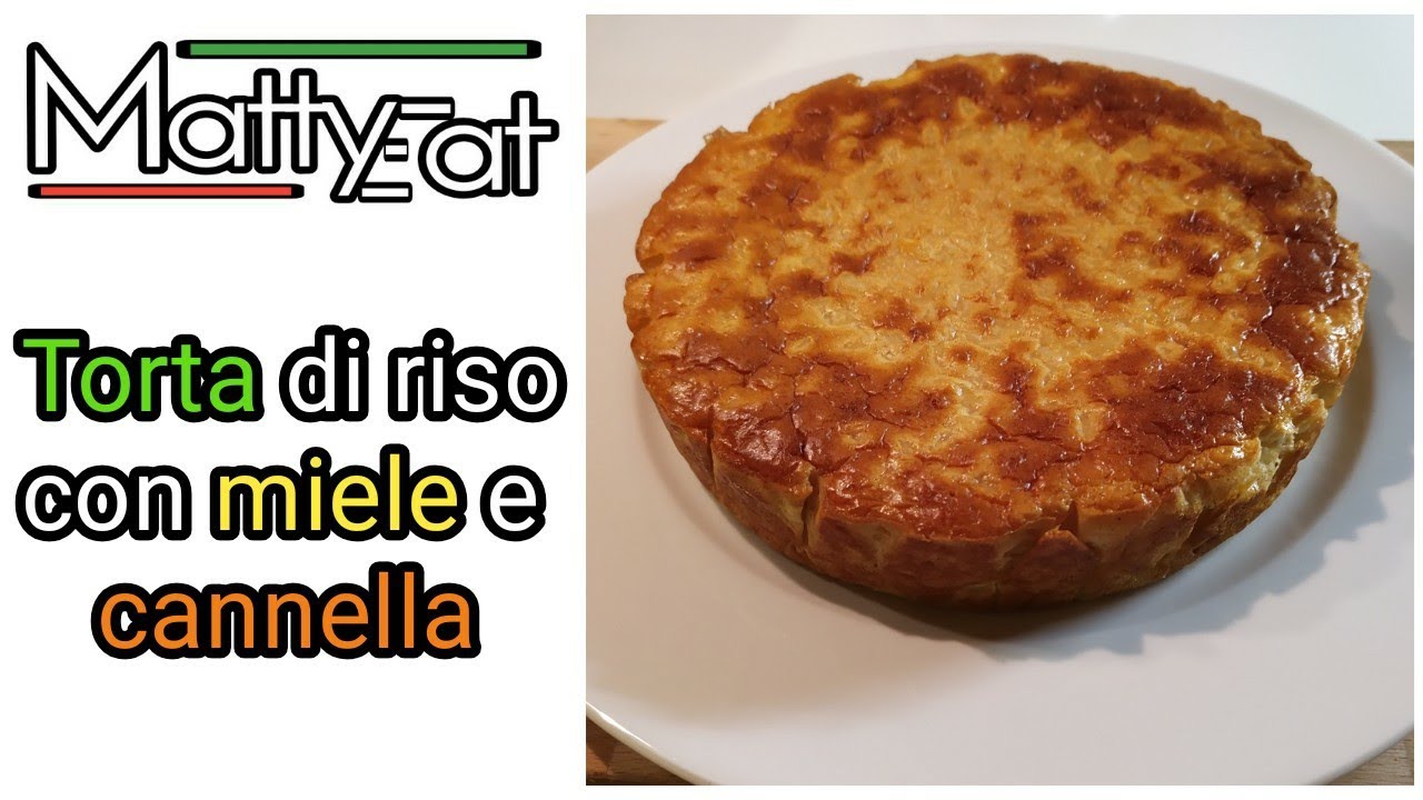 Torta di riso con miele e cannella