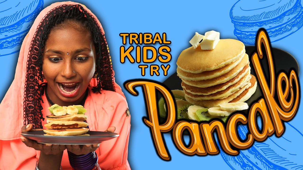 Tribal Kids Try Pancakes For The First Time