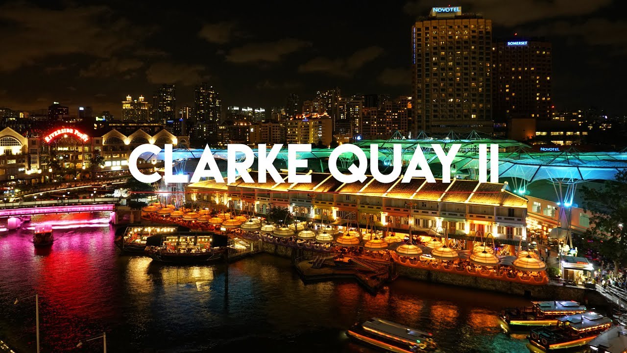 Timelapse - Clarke Quay Nightlife... in 1080p Full HD