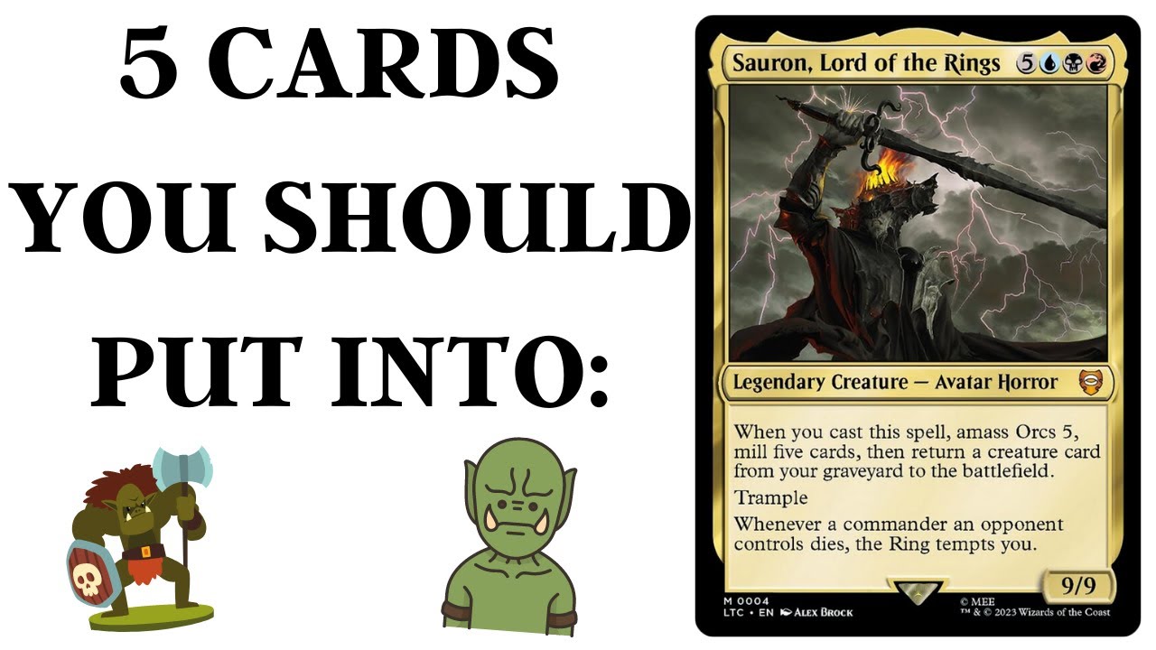 5 BUDGET UPGRADES FOR: Sauron, Lord of the Rings