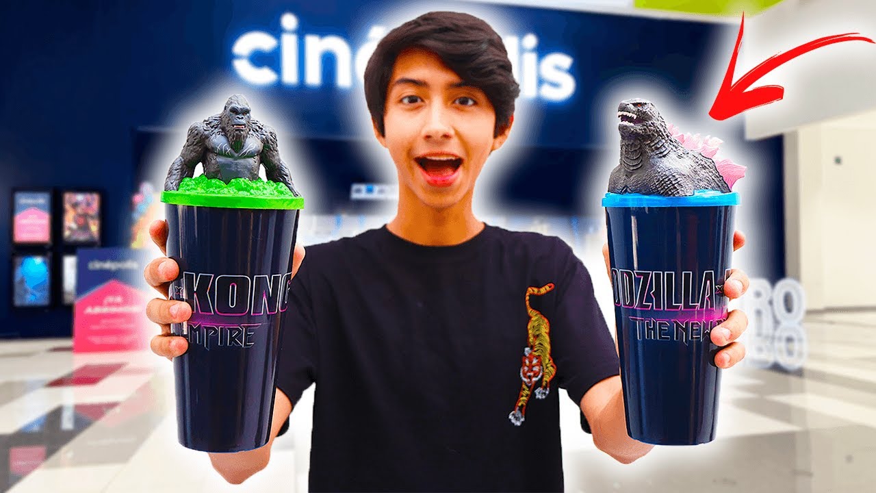 ¡BUSCANDO LOS VASOS COLECCIONABLES DE GODZILLA Y KONG! - IVANSPIDEY