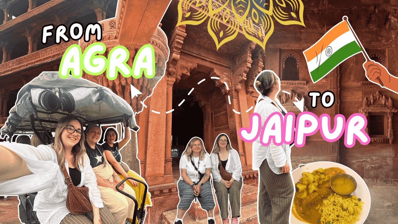 Fatehpur Sikri & Abhaneri 🛕🪷 | From AGRA to JAIPUR, India 🇮🇳 4K