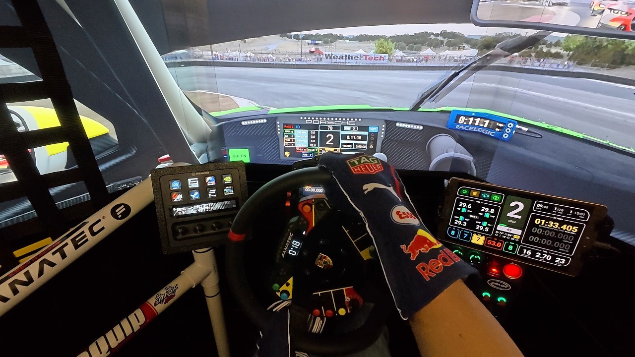 Assetto Corsa Competizione Rain Win – Porsche 911 GT3 RS at Laguna Seca | Wet Track Victory