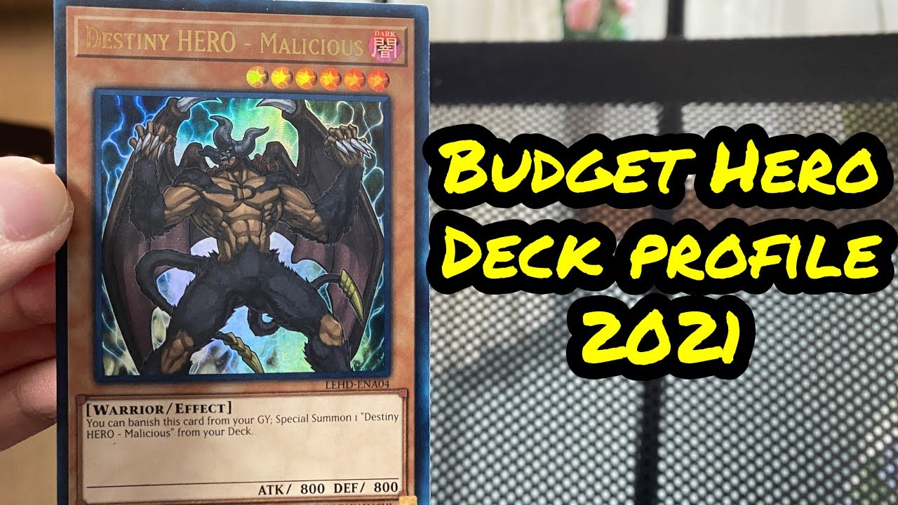 YuGiOh Budget Hero Deck Profile 2021 (NEW!!!)