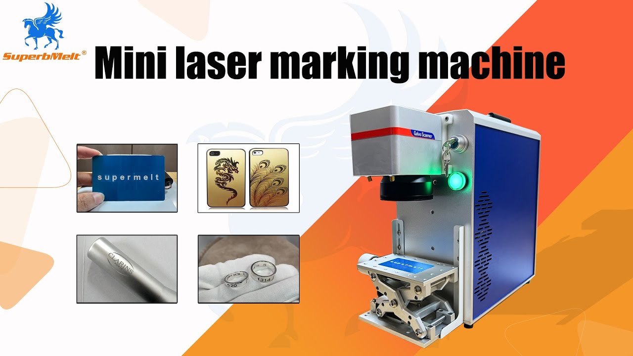 SuperbMelt Mini laser marking machine, how to engrave gold silver metal for laser marking machine