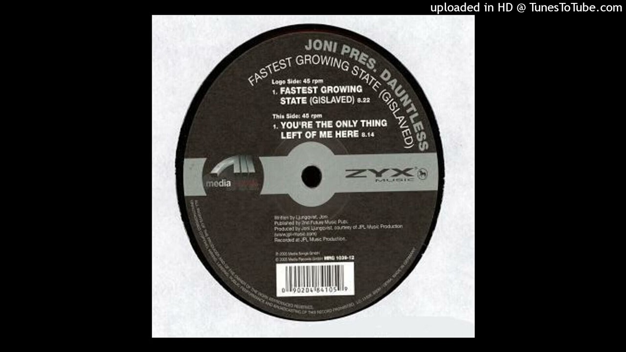 Joni Pres. Dauntless - You're The Only Thing Left Of Me Here
