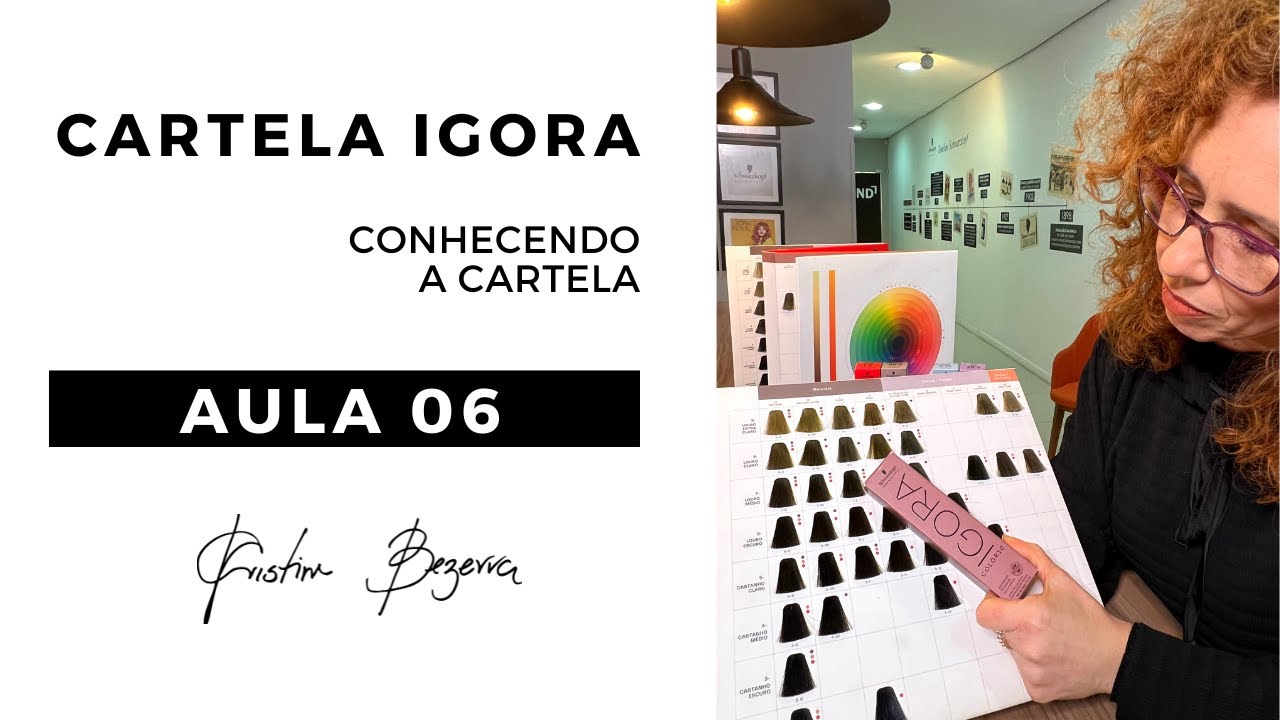 Conhecendo a Cartela De Igora - Aula 06 | COLOR 10 (COLORAÇÃO em 10 minutos)