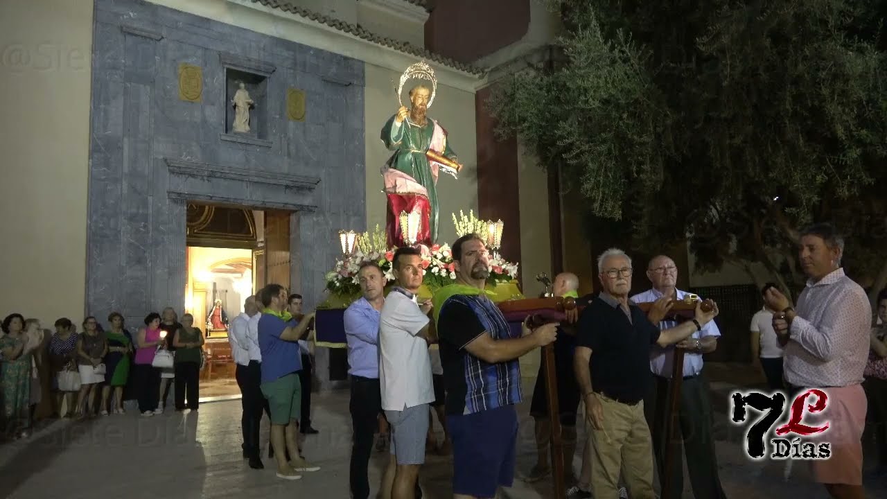 Los librillanos arropan a su San Bartolomé en procesión