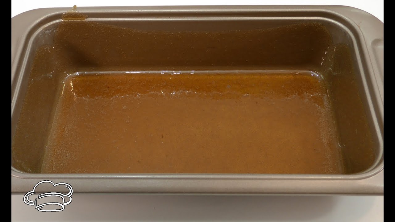 Caramelo de limón para hacer flanes Javier Romero. RECETA MUY FACIL