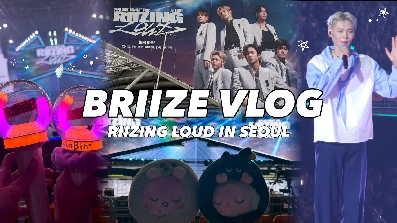 [ BRIIZE VLOG ] 브리즈 브이로그 | RIIZING LOUD IN SEOUL🇰🇷 | RIIZEに会いに韓国へ🩵🧡 | グロパ | 3泊4日韓国旅行 #5