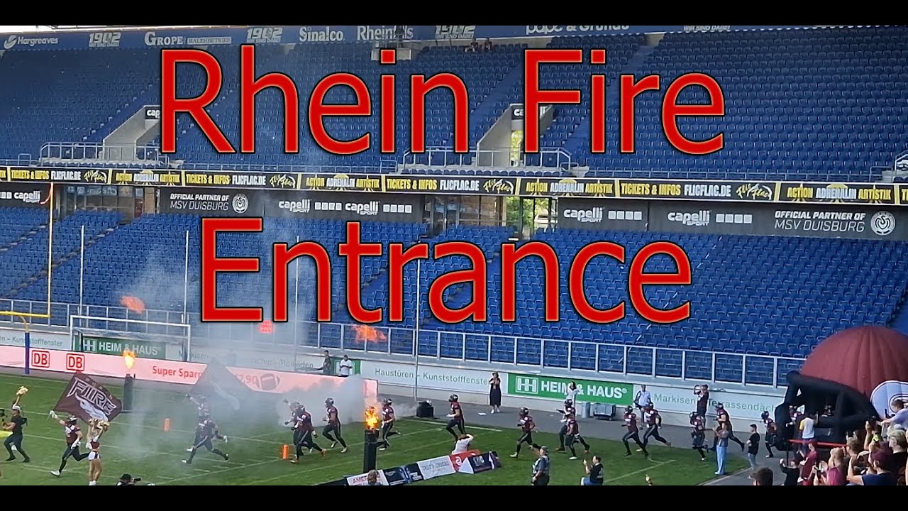Frankfurt Galaxy at Rhein Fire Entrance | 21.08.2022