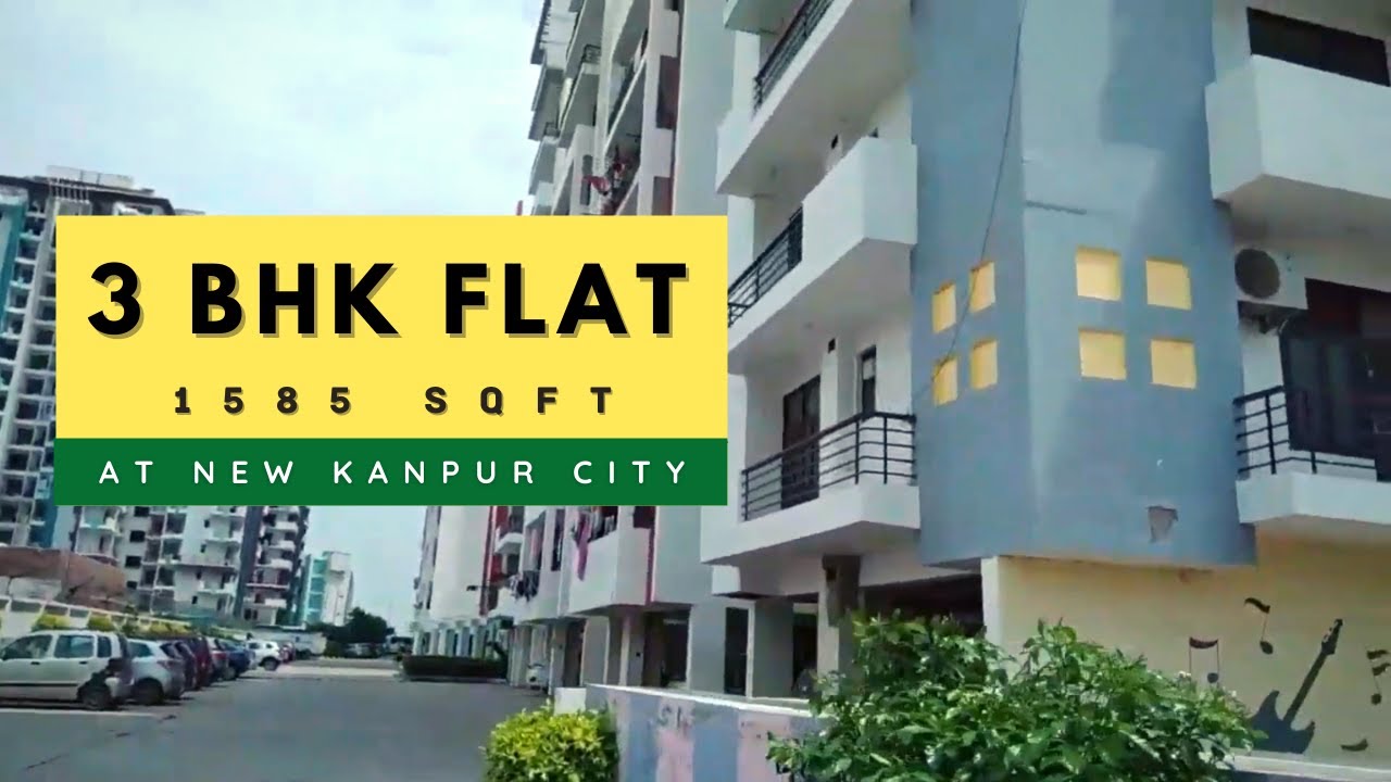 1585 SQFT 3 BHK FLAT || KDA APPROVED 3 BHK FLAT || KANPUR PROPERTY || 3 BHK FLAT IN KANPUR