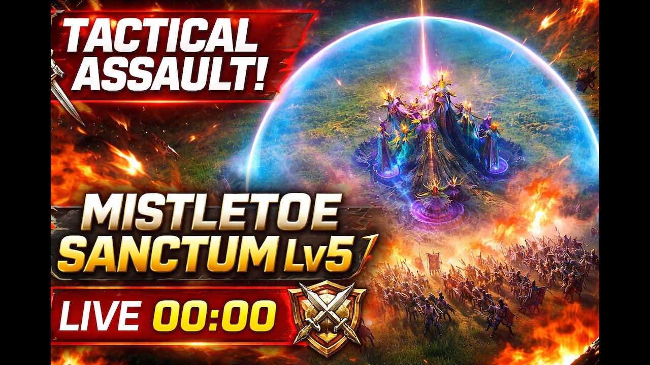 🔥 LIVE 00:00 – ATTACKING MISTLETOE SANCTUM Lv5 | Full Rally | No Mercy