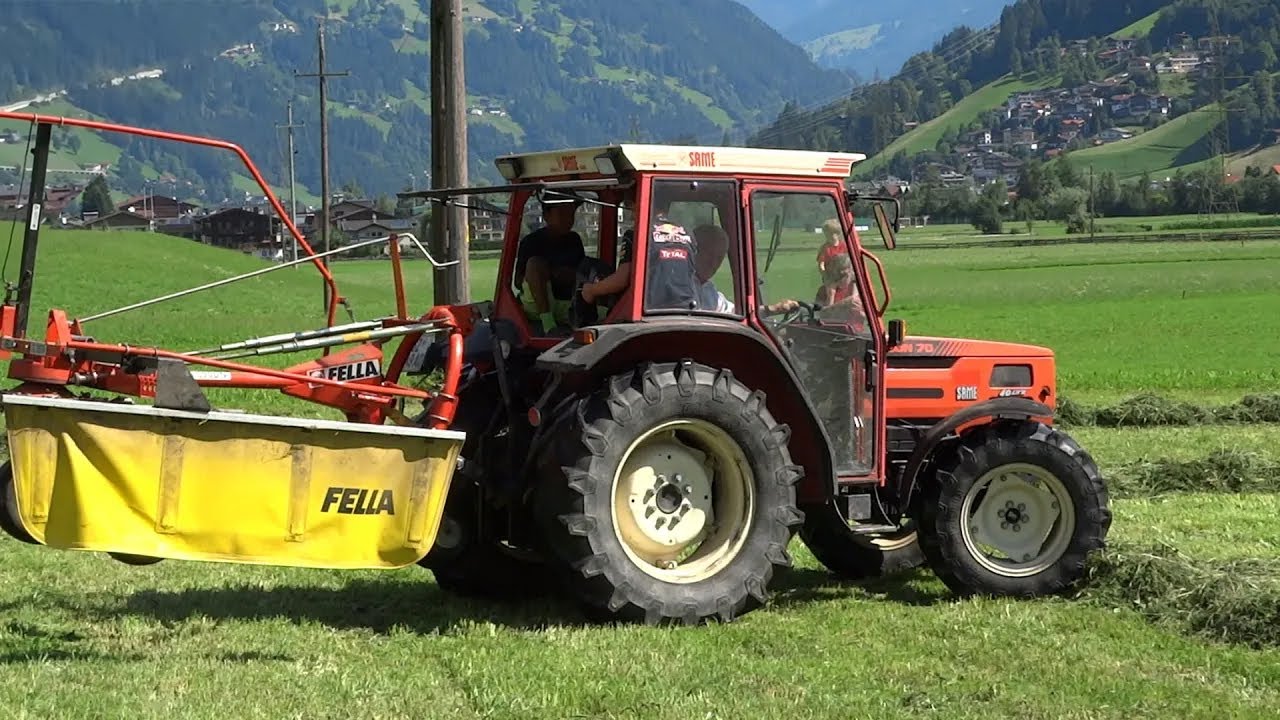 Same Argon 70 + Fella raking grass in the Alps | Stockach | Zillertal | Tirol | Austria